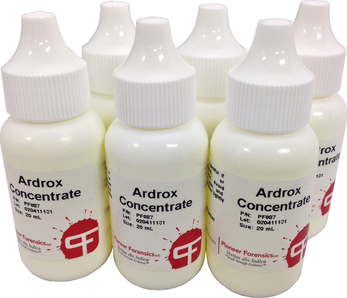 Ardrox is a fluorescent liquid dye, which works